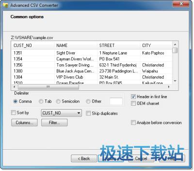 ߼CSVD(zhun)Qd_Advanced CSV Converter 6.75 ٷ汾