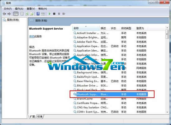 D2 ҵBluetooth support service