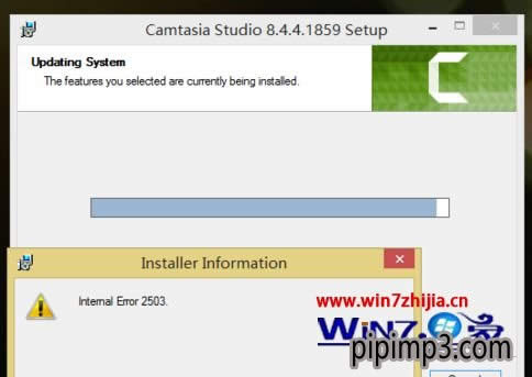 Win8С~(y)ϵy(tng)bCamtasia Studioe(cu)Intemal Error 2503ôk